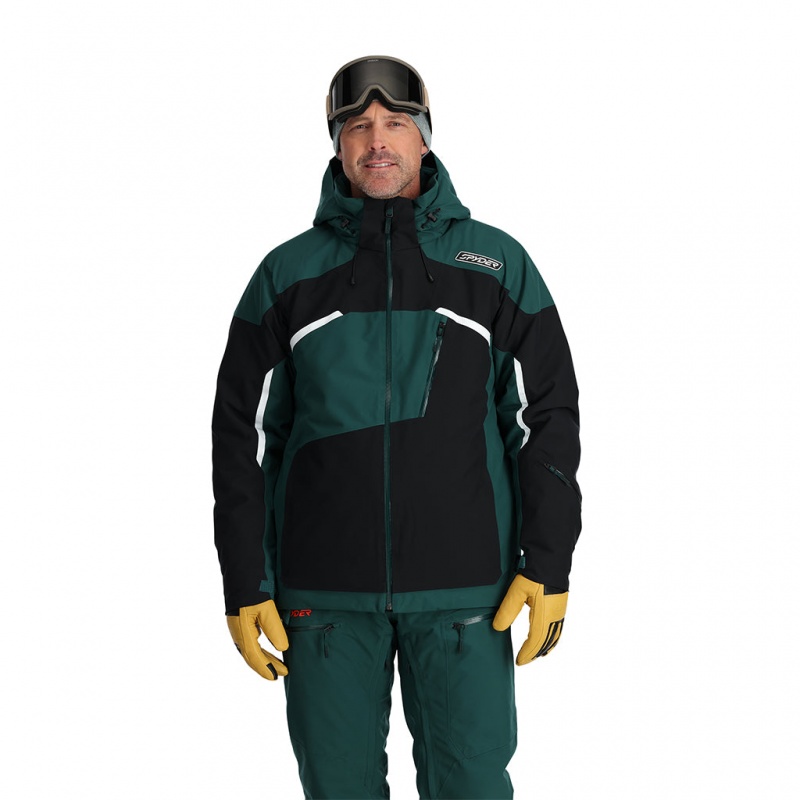 Cypress Green Spyder Leader Insulated Jacket | IVN-257610