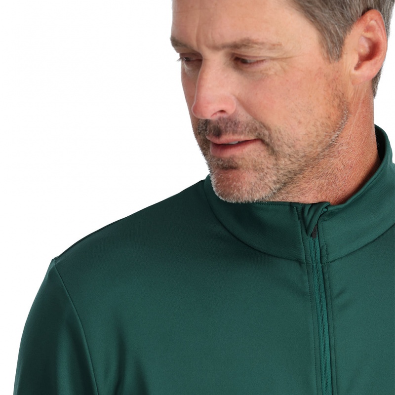 Cypress Green Spyder Prospect Half Zip T-Neck | GMJ-028961