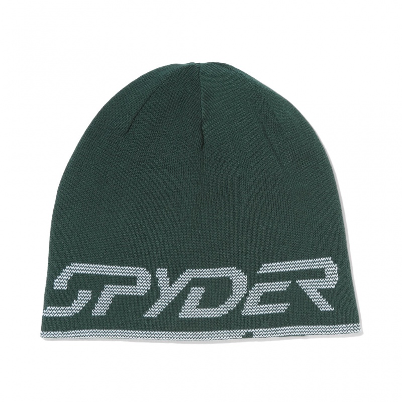 Cypress Green Spyder Reversible Innsbruck Beanie | UAK-812634