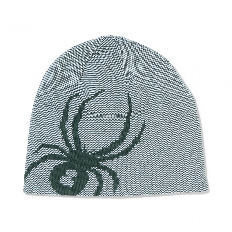 Cypress Green Spyder Reversible Innsbruck Beanie | UAK-812634