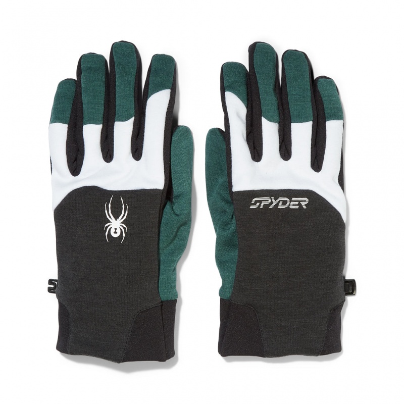 Cypress Green Spyder Speed Fleece Glove | MUH-395826