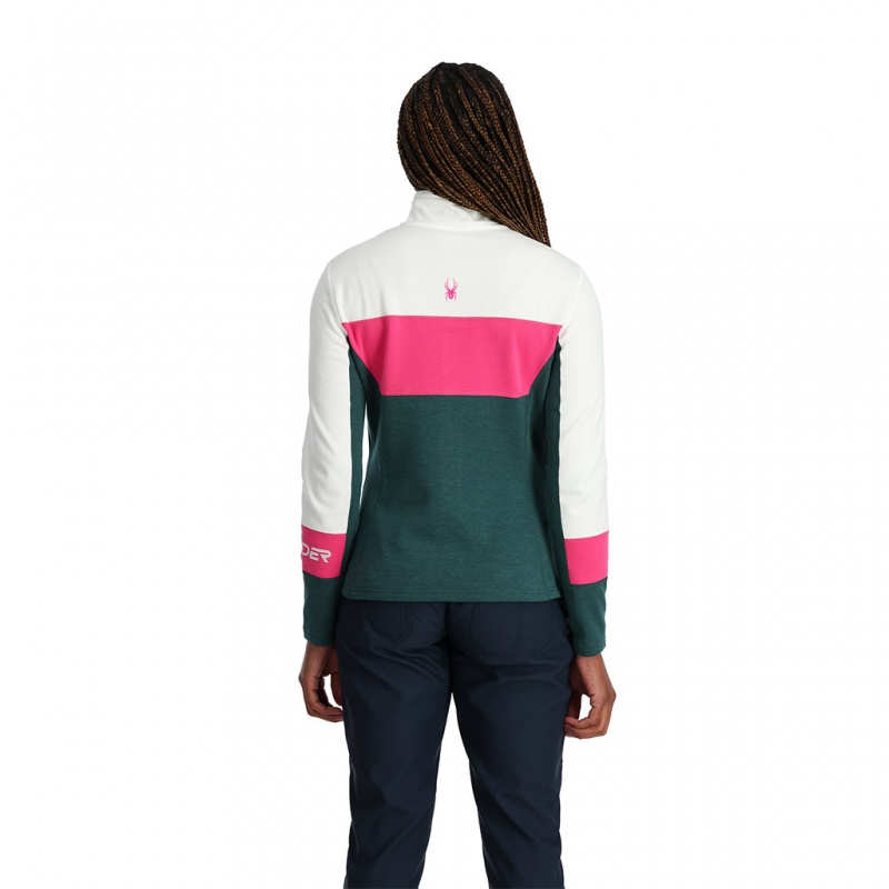 Cypress Green Spyder Speed Full Zip Fleece Jacket | BPD-913475