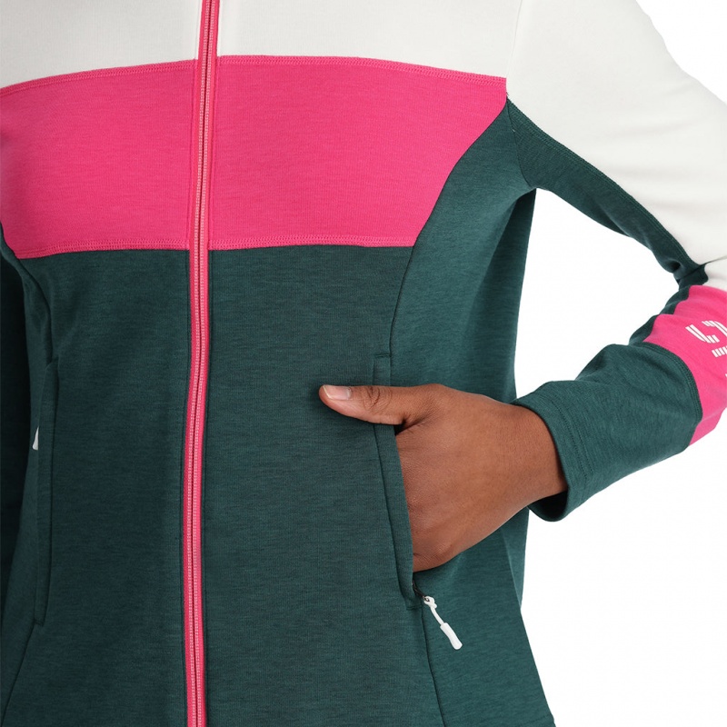 Cypress Green Spyder Speed Full Zip Fleece Jacket | BPD-913475