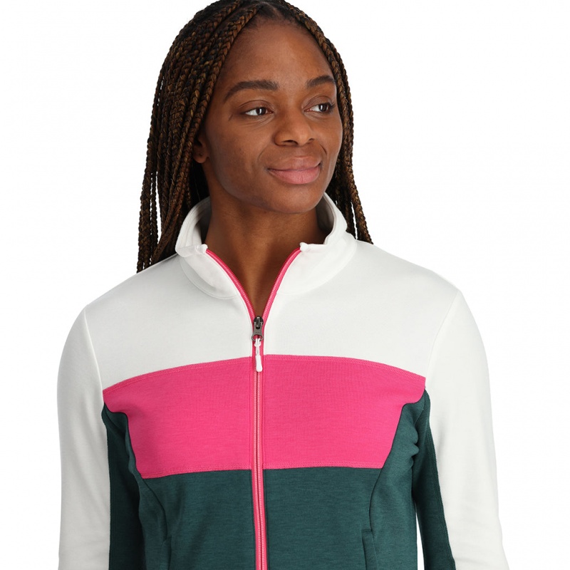 Cypress Green Spyder Speed Full Zip Fleece Jacket | BPD-913475