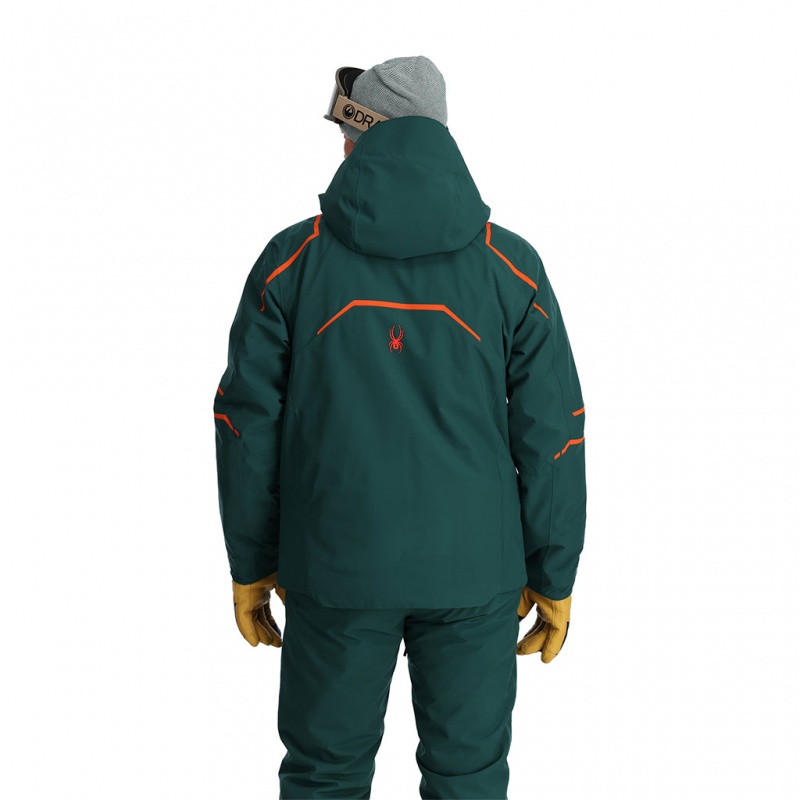 Cypress Green Spyder Titan Insulated Jacket | UZB-875041