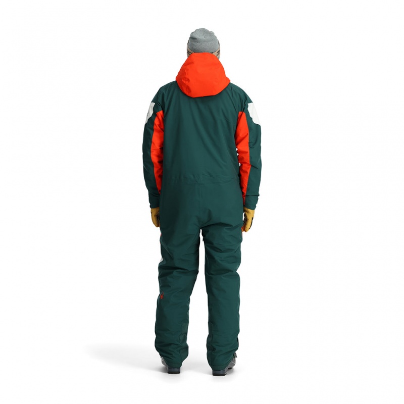 Cypress Green Spyder Utility Snowsuit Snowsuit | GVU-245306