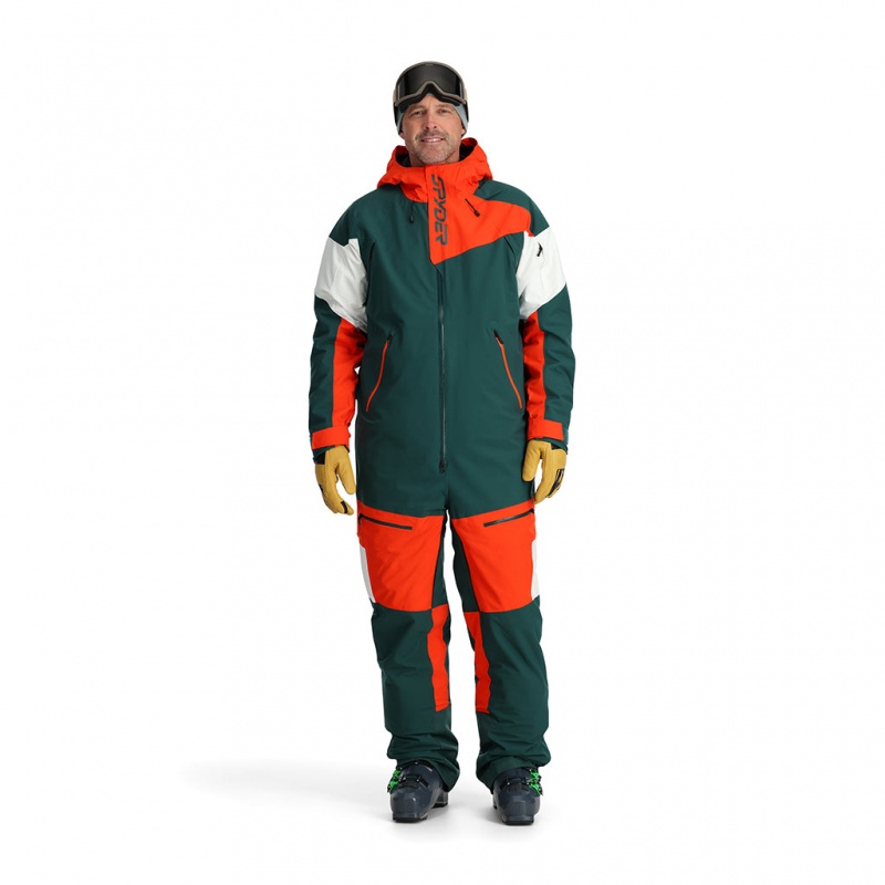 Cypress Green Spyder Utility Snowsuit Snowsuit | GVU-245306