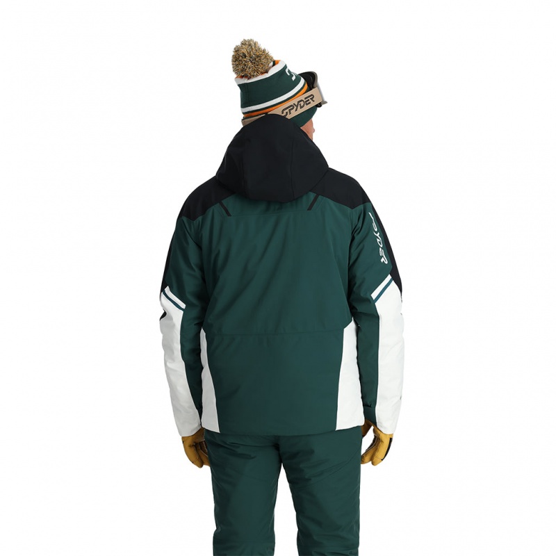 Cypress Green Spyder Vanqysh Insulated Jacket | QNB-352097