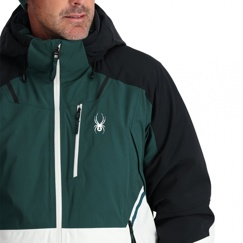 Cypress Green Spyder Vanqysh Insulated Jacket | QNB-352097