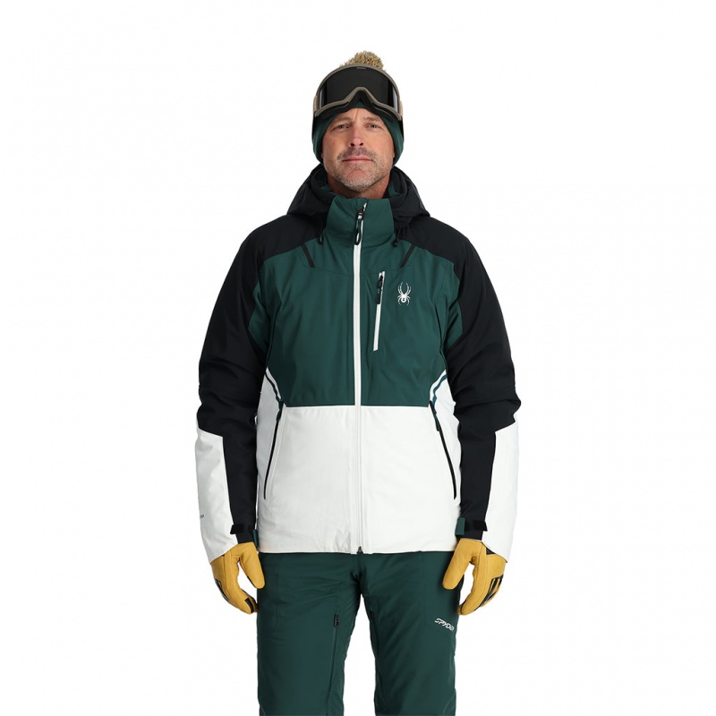 Cypress Green Spyder Vanqysh Insulated Jacket | QNB-352097