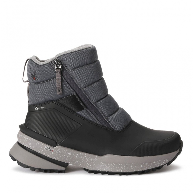 Dark Grey Spyder Hyland Boots | VAH-604891