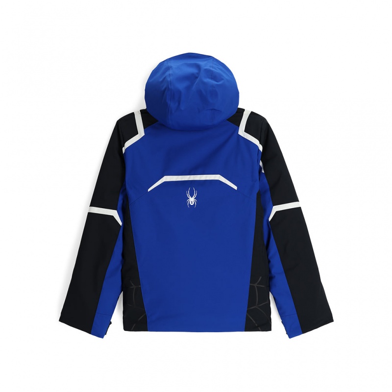 Electric Blue Spyder Boys Challenger Insulated Jacket | FIY-928364