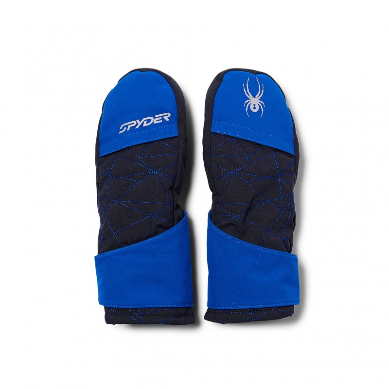 Electric Blue Spyder Boys Cubby Mitten | MZP-749561