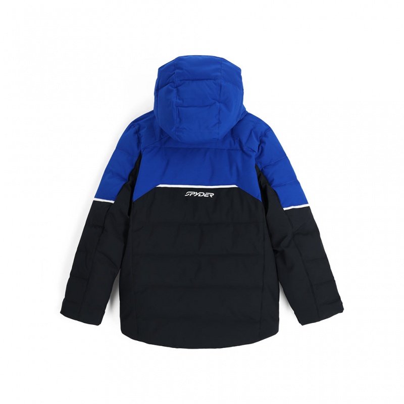 Electric Blue Spyder Boys Impulse Synthetic Down Jacket | VIS-417289