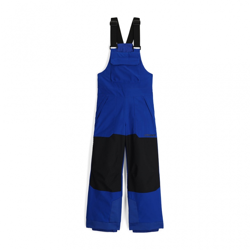 Electric Blue Spyder Boys Scout Bib Insulated Pant | OYX-276459