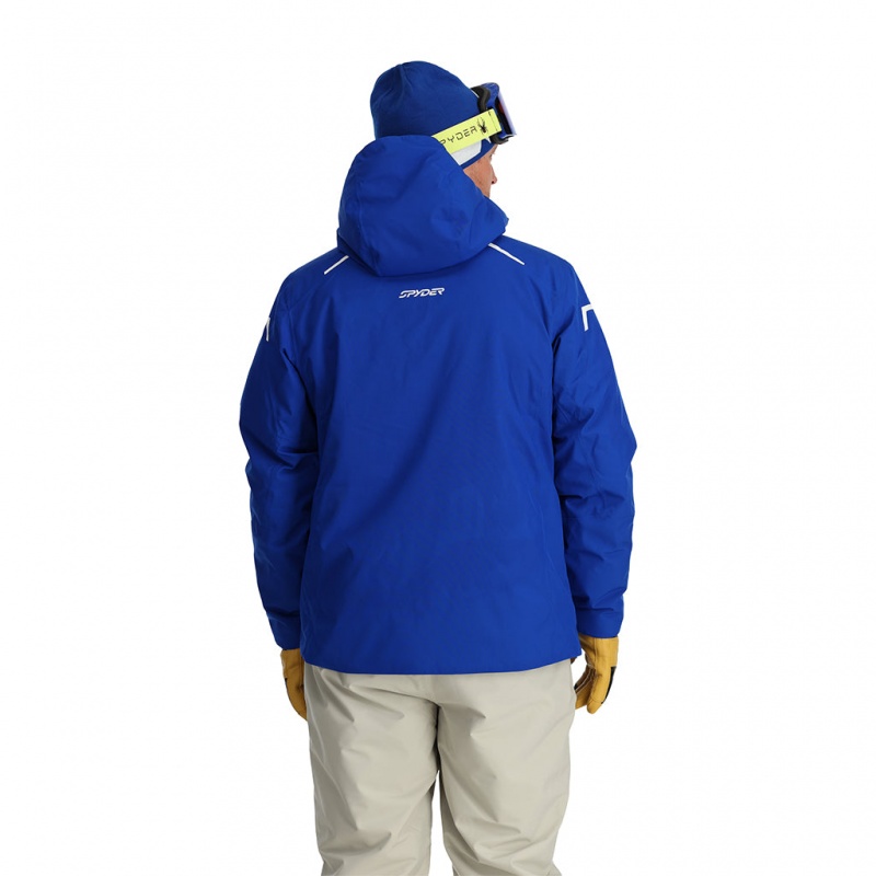 Electric Blue Spyder Copper Insulated Jacket | TNB-093867