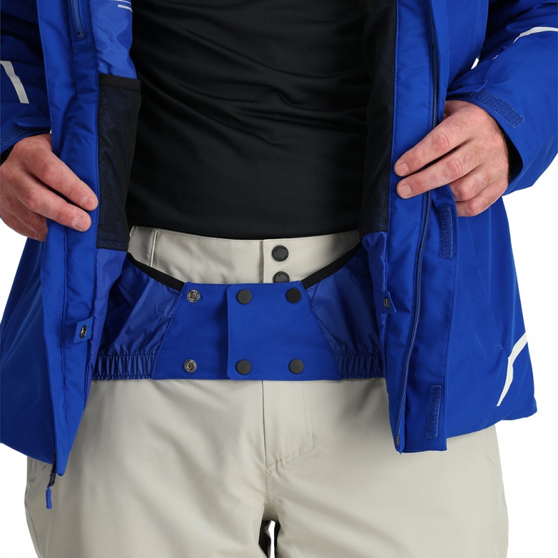 Electric Blue Spyder Copper Insulated Jacket | TNB-093867