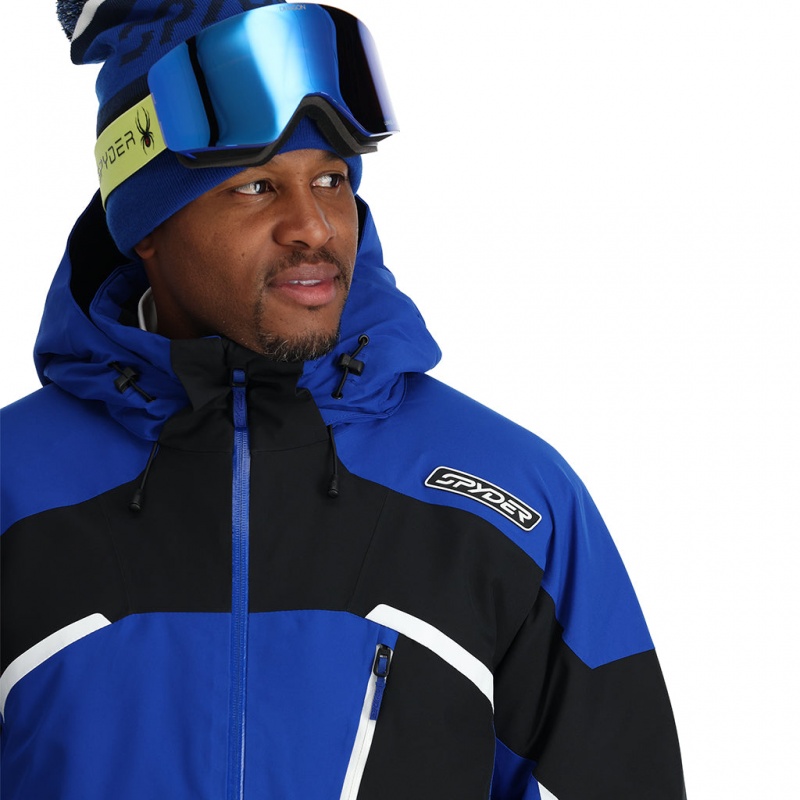 Electric Blue Spyder Leader Insulated Jacket | IKO-465931