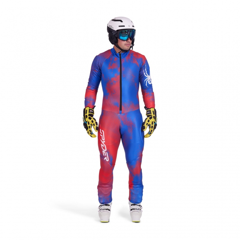 Electric Blue Spyder Performance GS Race Suit | WCS-564912