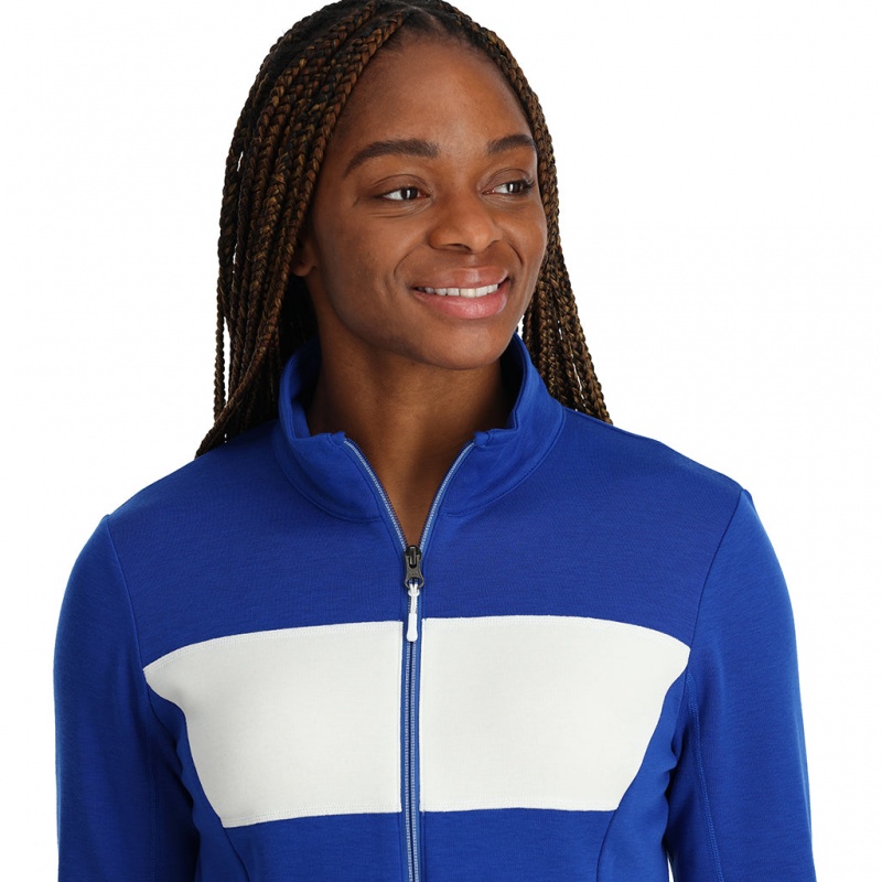 Electric Blue Spyder Speed Full Zip Fleece Jacket | ENS-218604