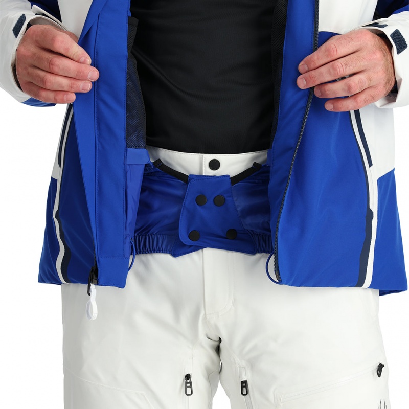 Electric Blue Spyder Titan Insulated Jacket | RHL-450263