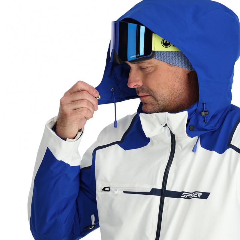 Electric Blue Spyder Titan Insulated Jacket | RHL-450263