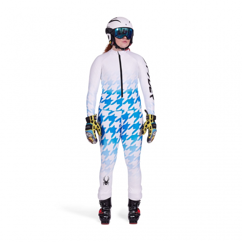 Electric Blue Spyder World Cup Dh Race Suit | DMA-261479