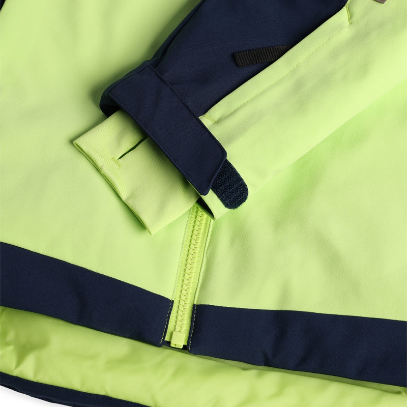 Lime Ice Spyder Boys Leader Insulated Jacket | LAN-765138