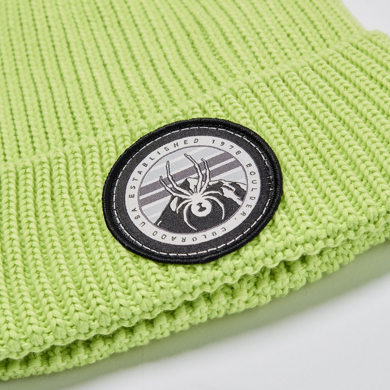 Lime Ice Spyder Boys Link Beanie | NIW-621830