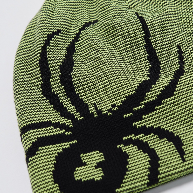 Lime Ice Spyder Boys Reversible Bug Beanie | EOF-378269