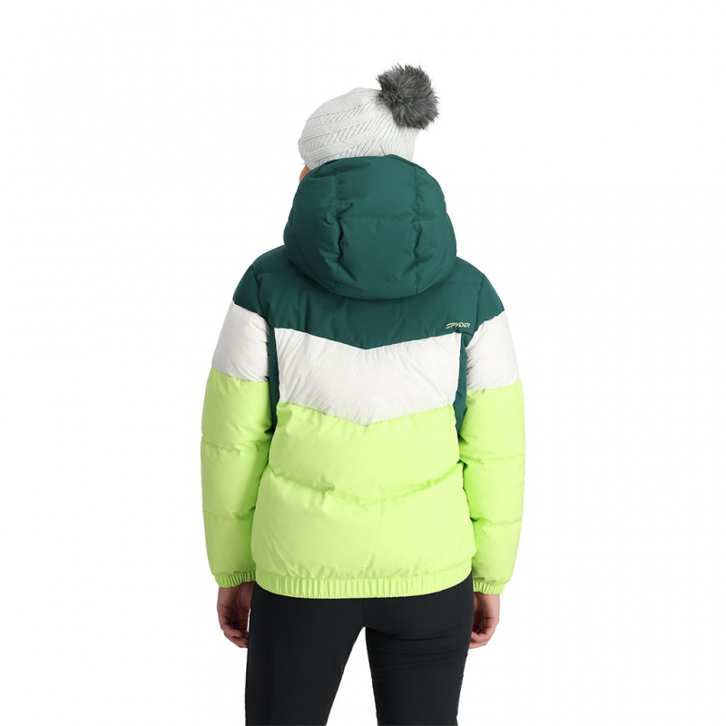 Lime Ice Spyder Eastwood Down Jacket | FKW-982356