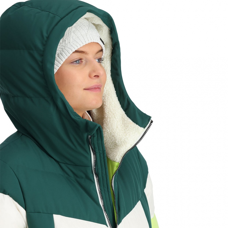 Lime Ice Spyder Eastwood Down Jacket | FKW-982356