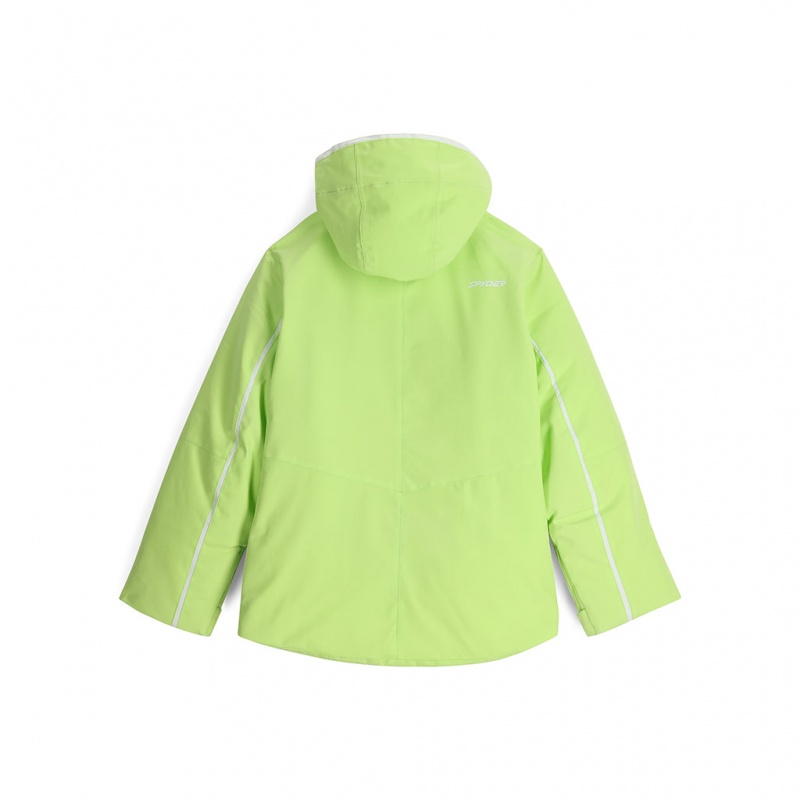 Lime Ice Spyder Girls Conquer Insulated Jacket | FDM-340187