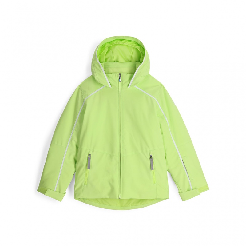 Lime Ice Spyder Girls Conquer Insulated Jacket | FDM-340187