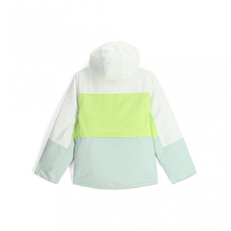 Lime Ice Spyder Girls Sylvie Insulated Jacket | QKG-378950