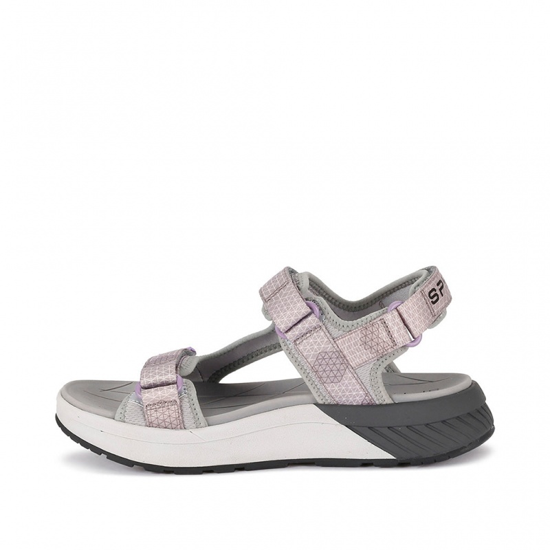 Mid Grey Spyder Panama Sandals | ZHX-628549