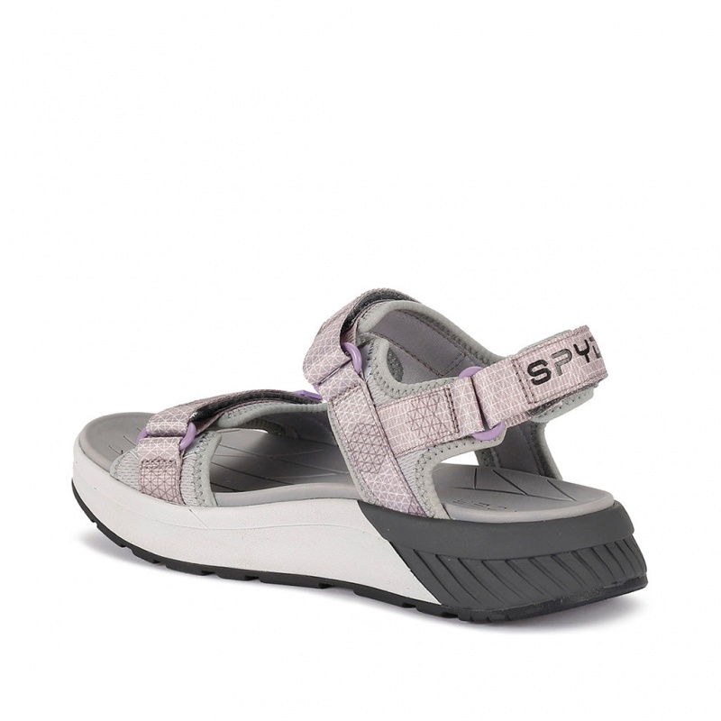 Mid Grey Spyder Panama Sandals | ZHX-628549