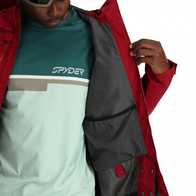 Mineral Red Spyder Jagged Shell Jacket | SNE-987302