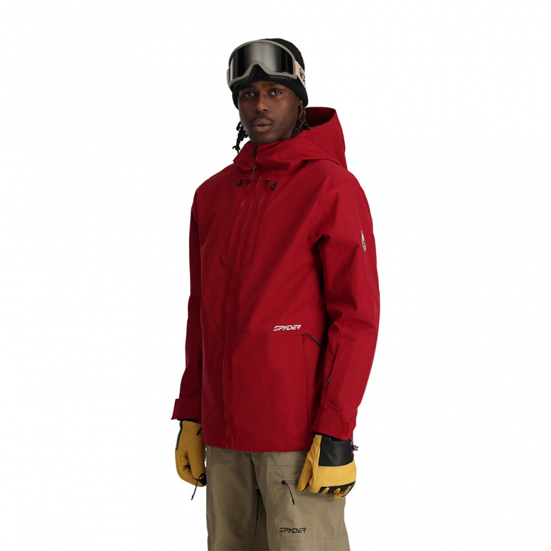 Mineral Red Spyder Jagged Shell Jacket | SNE-987302