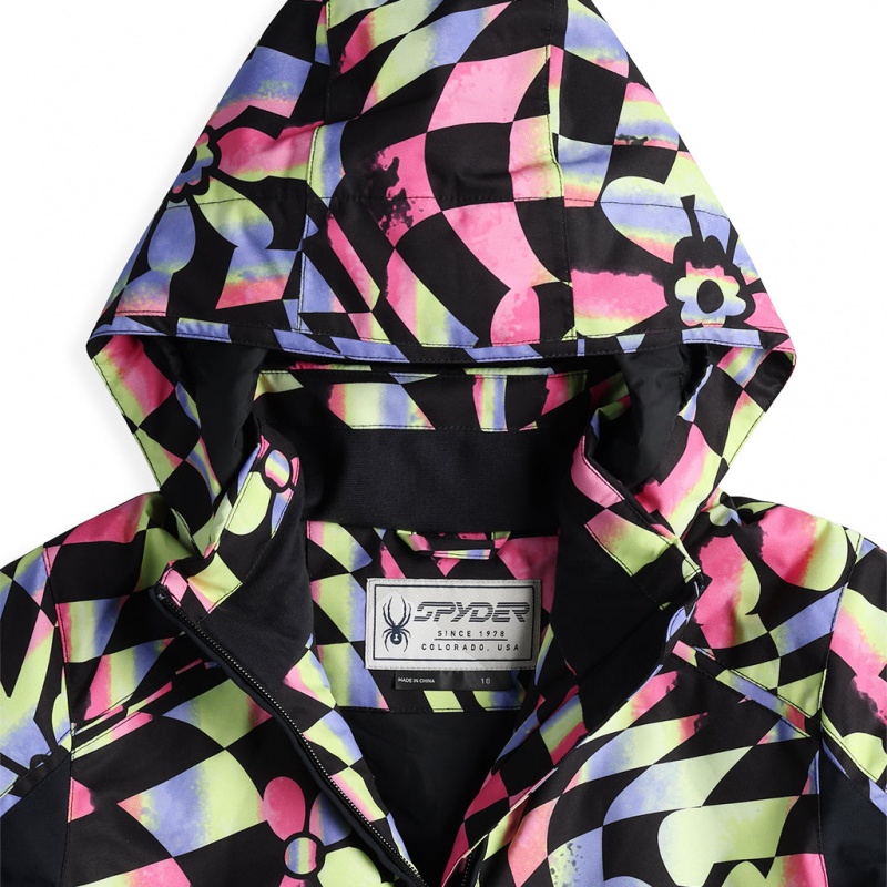 Multi Spyder Girls Conquer Insulated Jacket | TBQ-856230