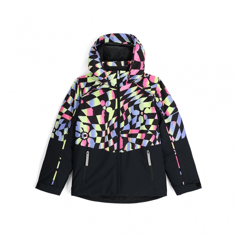 Multi Spyder Girls Conquer Insulated Jacket | TBQ-856230