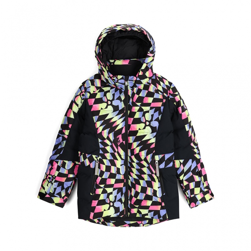 Multi Spyder Girls Zadie Insulated Jacket | IAU-680253