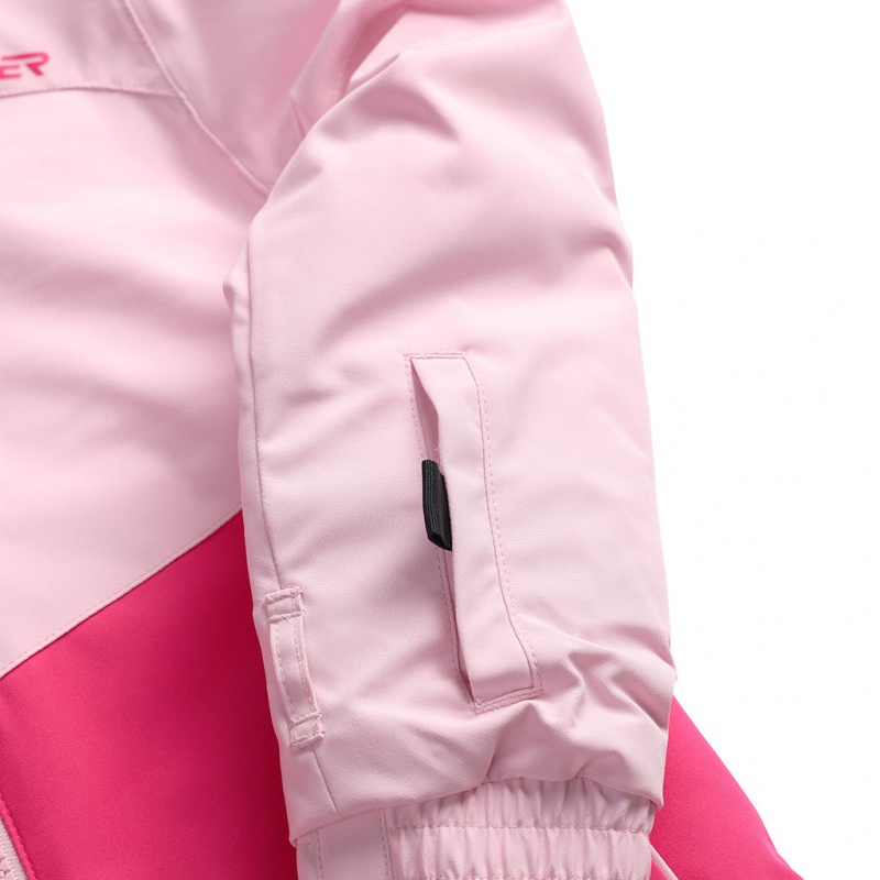 Petal Pink Spyder Girls Conquer Insulated Jacket | GMD-810973