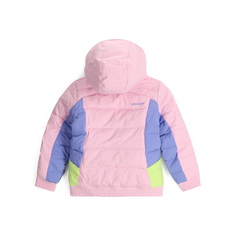 Petal Pink Spyder Girls Zadie Insulated Jacket | WMJ-768305