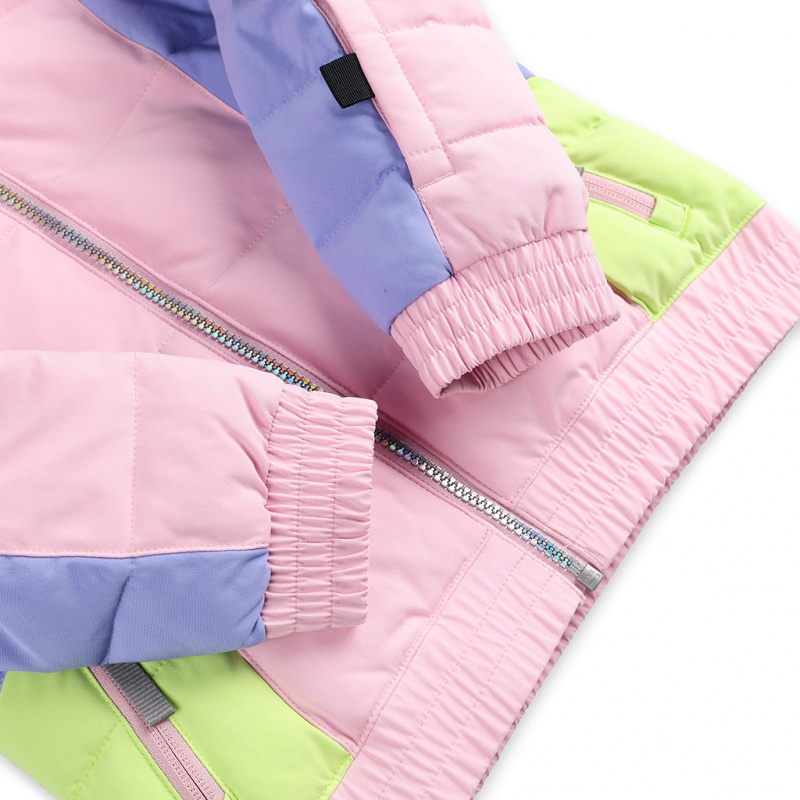 Petal Pink Spyder Girls Zadie Insulated Jacket | WMJ-768305