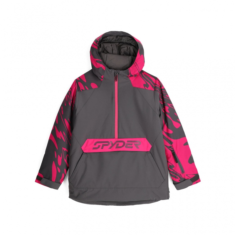 Pink Combo Spyder Boys Jasper Insulated Jacket | TQO-329764