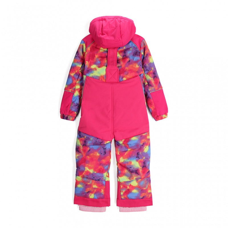 Pink Combo Spyder Boys Stevie Snowsuit Snowsuit | FSI-901582