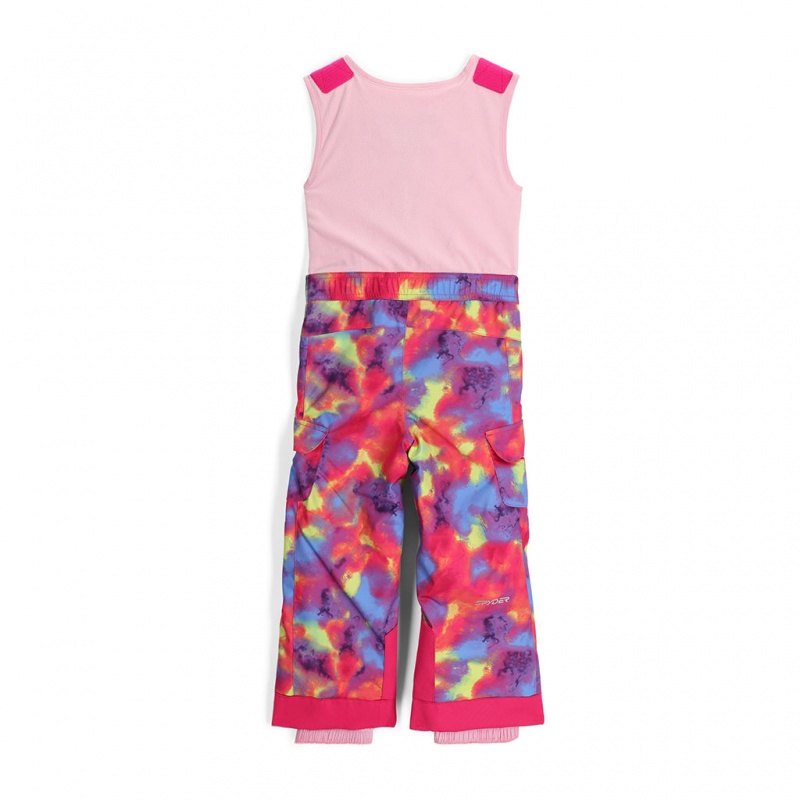 Pink Combo Spyder Girls Sparkle Insulated Pant | KRE-306297