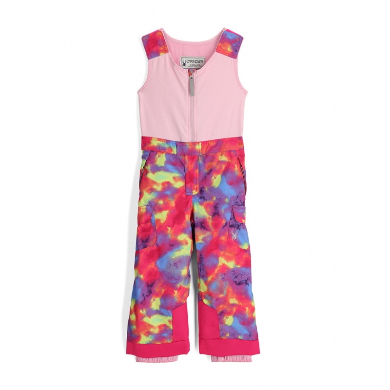 Pink Combo Spyder Girls Sparkle Insulated Pant | KRE-306297