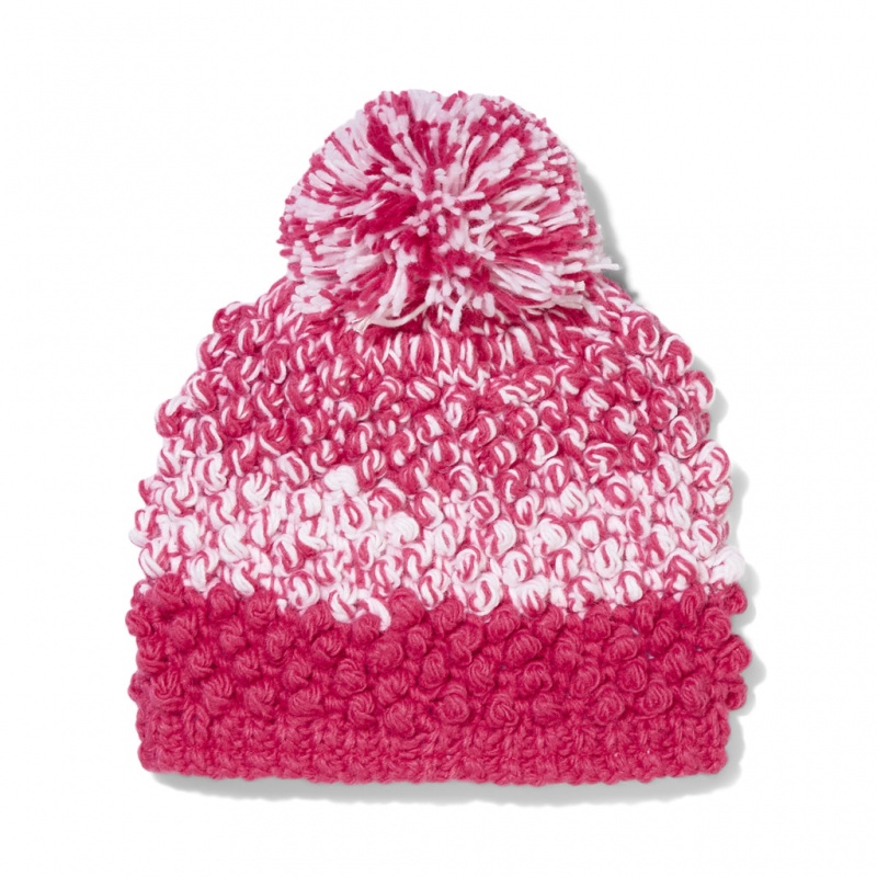 Pink Spyder Brrr Berry Pom Beanie | CFW-658732